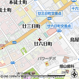 青森県八戸市廿六日町14周辺の地図