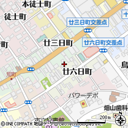 青森県八戸市廿六日町18周辺の地図