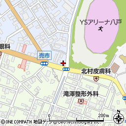 松橋鐵工所周辺の地図
