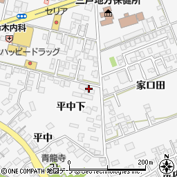 青森県八戸市尻内町平中下13周辺の地図
