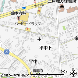 青森県八戸市尻内町平中下12-10周辺の地図