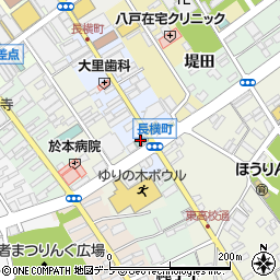 スーパーホテル八戸長横町周辺の地図
