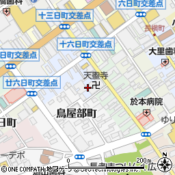 天聖寺周辺の地図