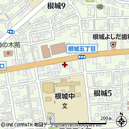 八戸根城郵便局 ＡＴＭ周辺の地図
