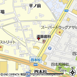 青森県八戸市新井田水溜周辺の地図