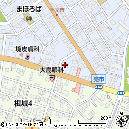 セジュール新上町周辺の地図
