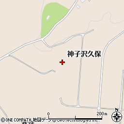 青森県八戸市鮫町神子沢久保周辺の地図