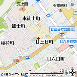 青森県八戸市本徒士町1-5周辺の地図