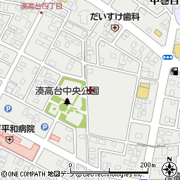 青森県八戸市湊高台4丁目周辺の地図