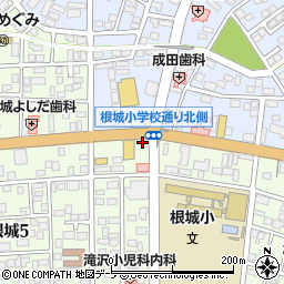 メガネの玉屋根城店周辺の地図