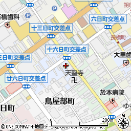 ファミリーマート八戸十六日町店周辺の地図