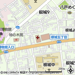 青森地方法務局　八戸支局登記部門周辺の地図