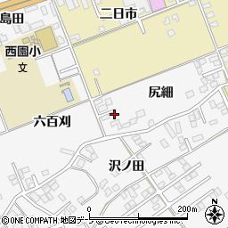 青森県八戸市尻内町尻細4-8周辺の地図