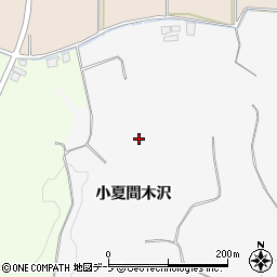 青森県八戸市尻内町小夏間木沢周辺の地図