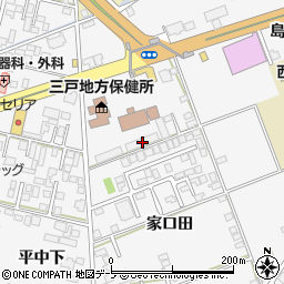 青森県八戸市尻内町鴨田17周辺の地図