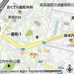 みちのく銀行八戸駅前支店 ＡＴＭ周辺の地図