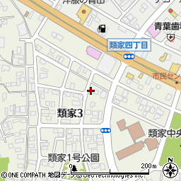 ミシマヘアーサロン類家店周辺の地図