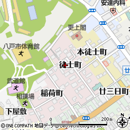青森県八戸市徒士町5-1周辺の地図