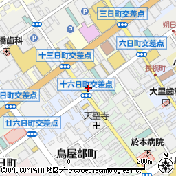 青森県八戸市六日町6周辺の地図
