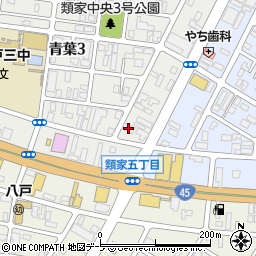 八晃荘周辺の地図