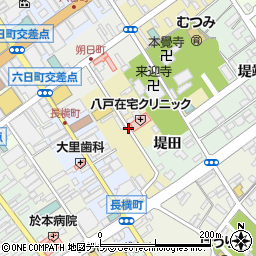 青森県八戸市岩泉町周辺の地図