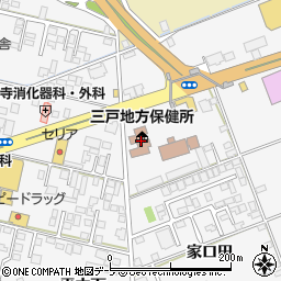 青森県八戸市尻内町鴨田7周辺の地図