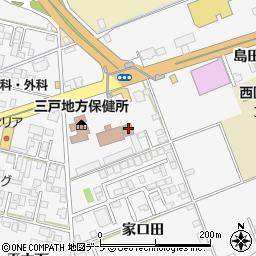 青森県八戸市尻内町鴨田16周辺の地図