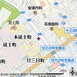 青森県八戸市堤町周辺の地図