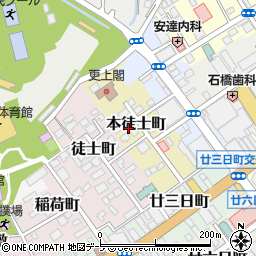 青森県八戸市本徒士町4周辺の地図