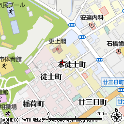 青森県八戸市徒士町5-2周辺の地図