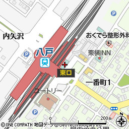 ＪＲ東日本ホテルメッツ八戸周辺の地図