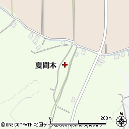 青森県八戸市櫛引（夏間木）周辺の地図