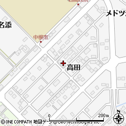 青森県八戸市尻内町高田周辺の地図