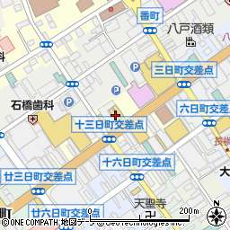 ファミリーマート八戸三日町店周辺の地図