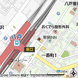 東日本鉄道ＯＢ会八戸支部周辺の地図