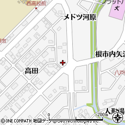 青森県八戸市尻内町中道43周辺の地図