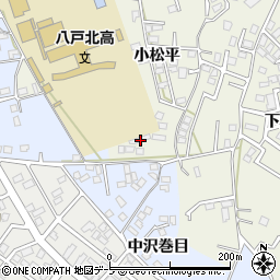 青森県八戸市大久保小松平20周辺の地図