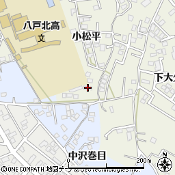青森県八戸市大久保小松平18周辺の地図