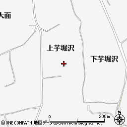 青森県三戸郡五戸町倉石石沢上芋堀沢周辺の地図
