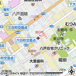 花誠本店周辺の地図