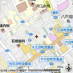アイセイ薬局　八戸中央店周辺の地図