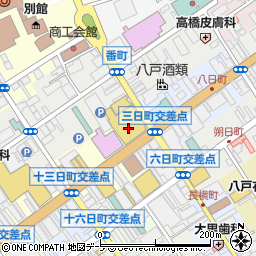 ハーモニカ　八戸店周辺の地図