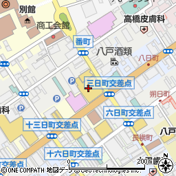 シャネルフレグランス＆ビューティさくら野八戸店周辺の地図