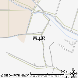 青森県八戸市尻内町西ノ沢周辺の地図