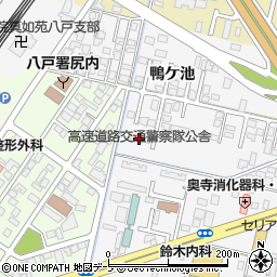 高速隊職員宿舎周辺の地図