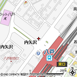 青森県八戸市尻内町内矢沢26-9周辺の地図