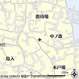 青森県八戸市新井田中ノ森1-5周辺の地図