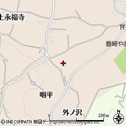 青森県八戸市豊崎町（咽平）周辺の地図