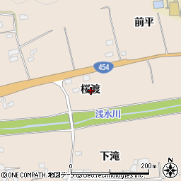 青森県八戸市豊崎町桜渡周辺の地図
