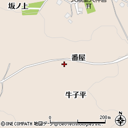 青森県八戸市鮫町（牛子平）周辺の地図